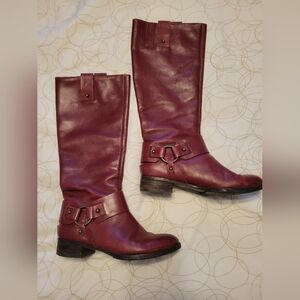 Nine West Knee high Burgundy Boots